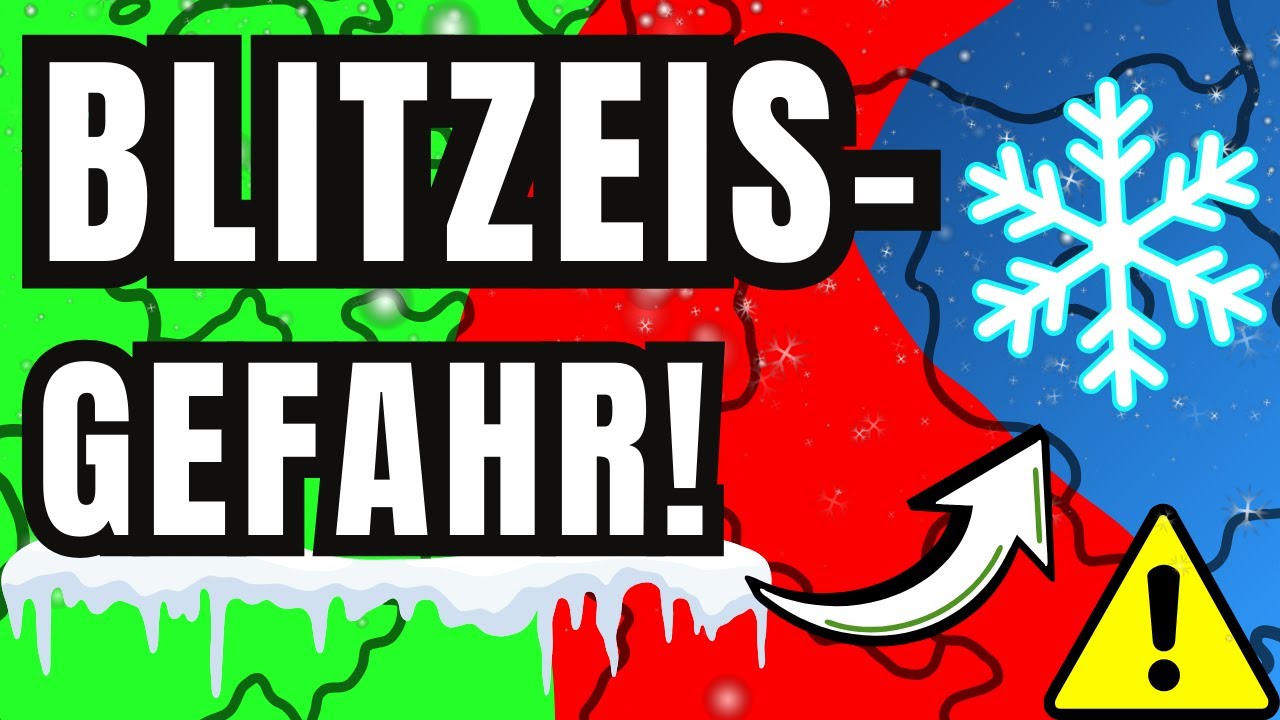 LEBENSGEFAHR durch Blitzeis! Auto stehen lassen - AB HEUTE NACHT!