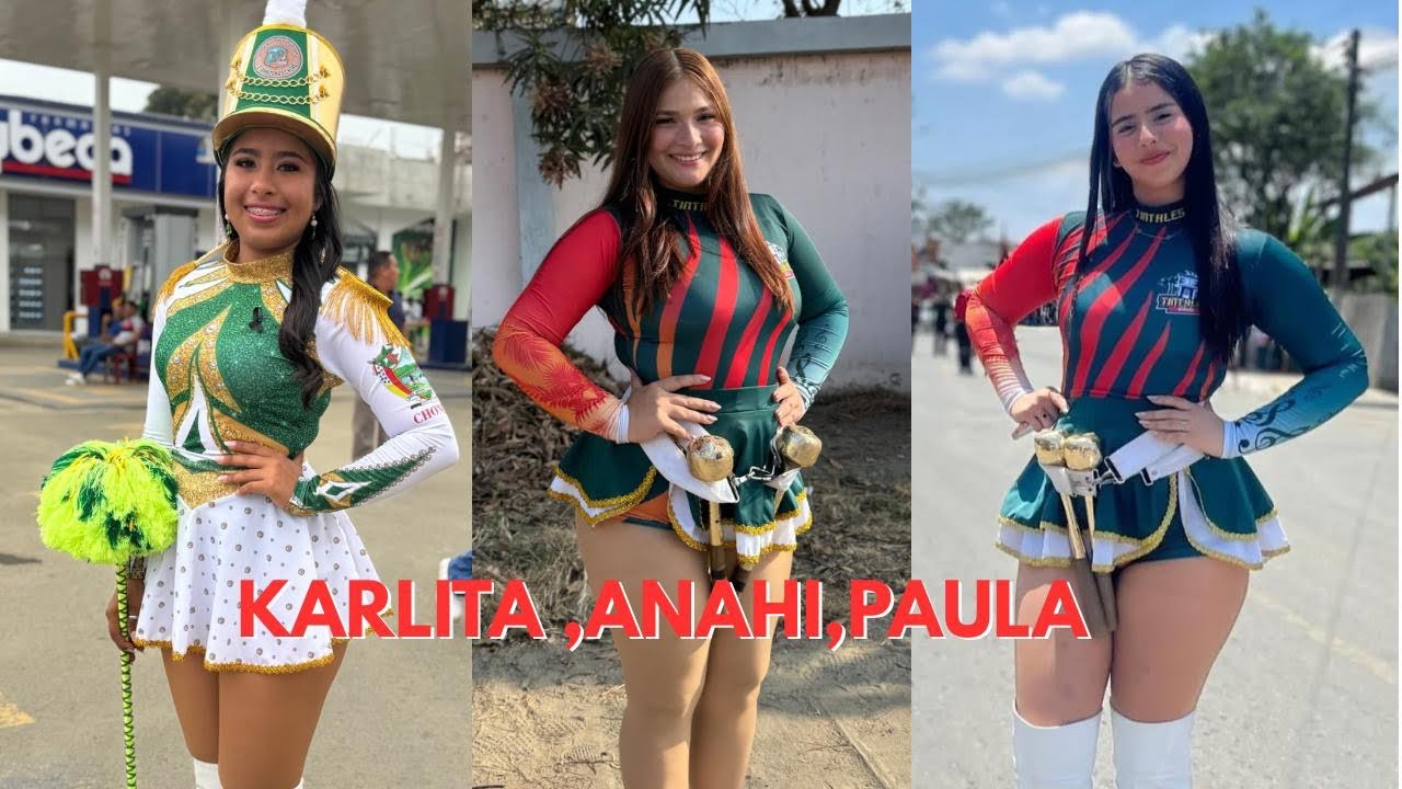 TOP 5 MEJORES BASTONERAS ♥️😼🍑#bastoneras #desfile #baile 