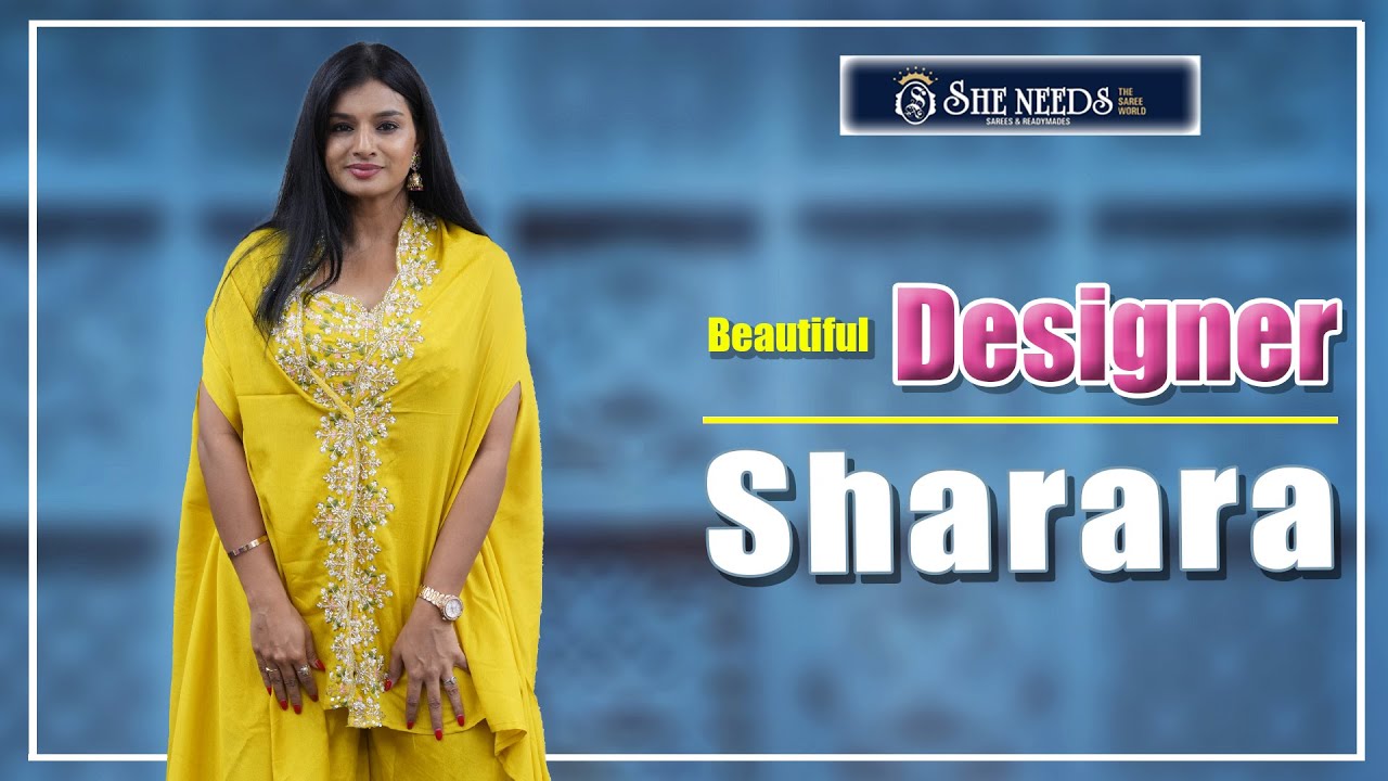 Designer Sharara | She Needs Saree World