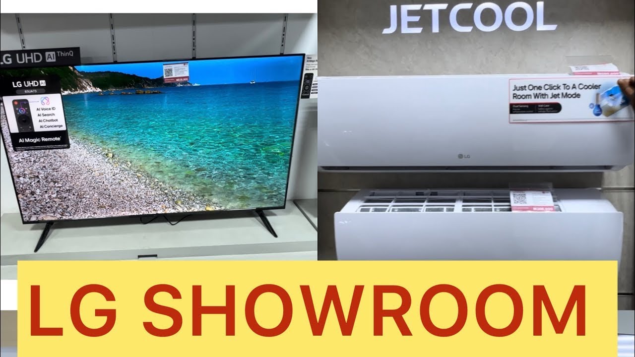 LG & Hisense Showroom | Price Review For TV, A/C, Washing Machine  in LAGOS NIGERIA. #lgtv #gadgets