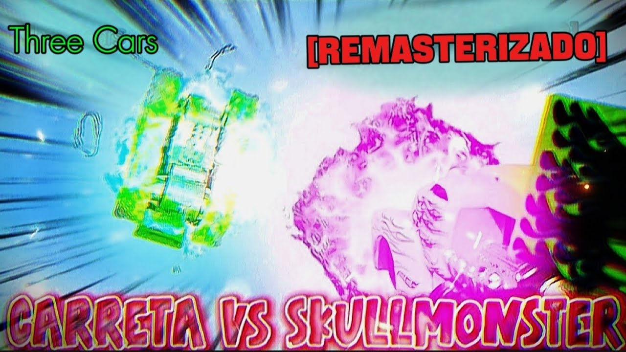 Three Cars | Carreta vs. Skullmonster [REMASTERIZADO] Animation (Stop Motion)