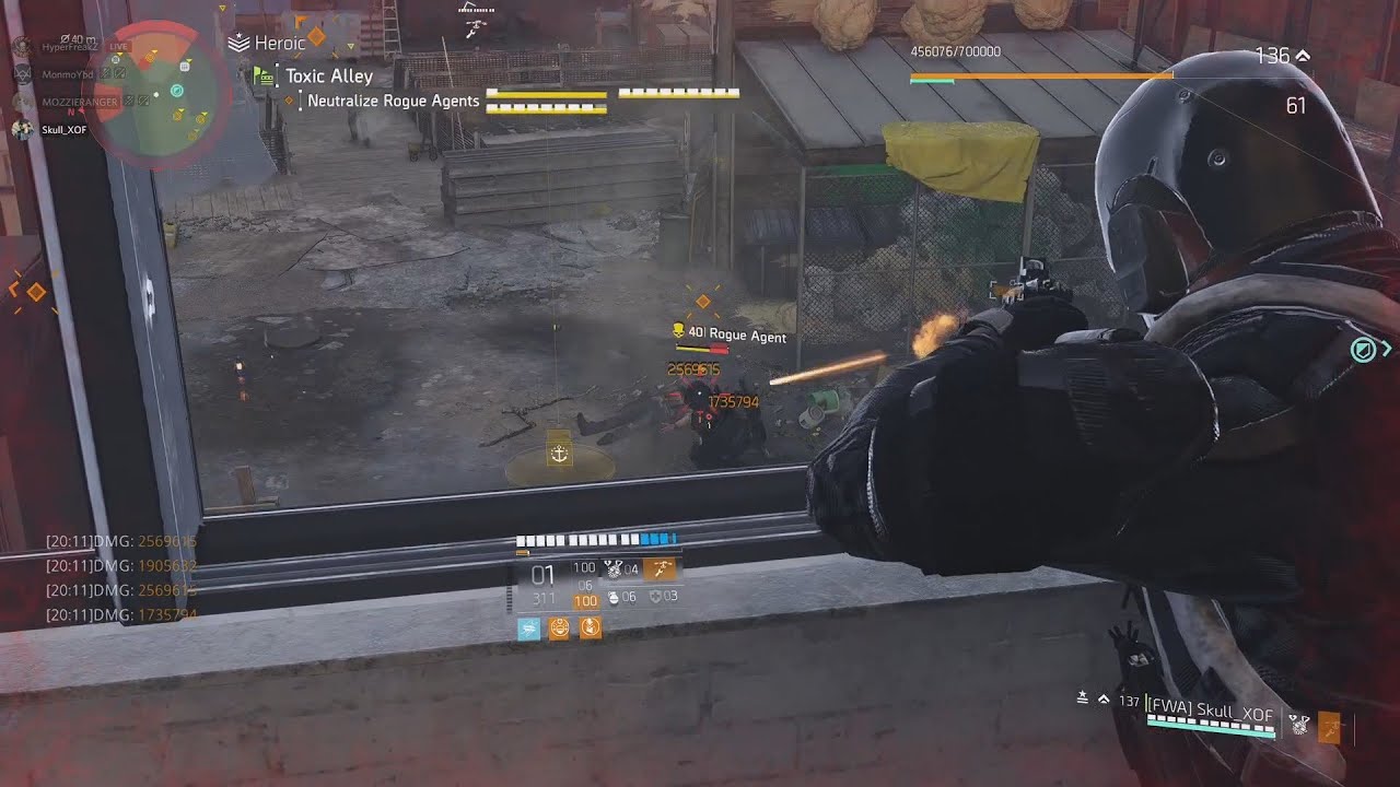 Division 2 - 2 Agents VS 3 Rouges (Heroic Difficulty)
