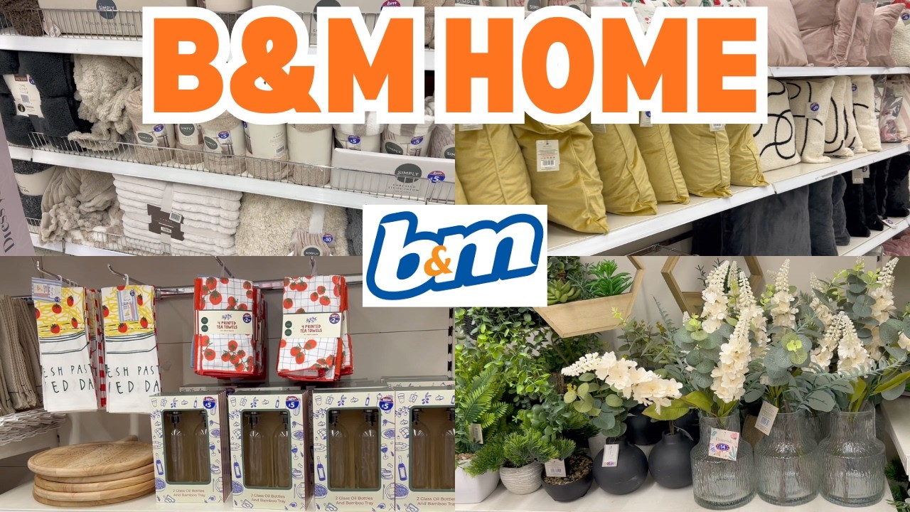 B&M HOME 🏠 WHAT'S NEW IN STORE? NEW HOME DECOR, TEXTILES & A MEDITERRANEAN COLLECTION MARCH 2026