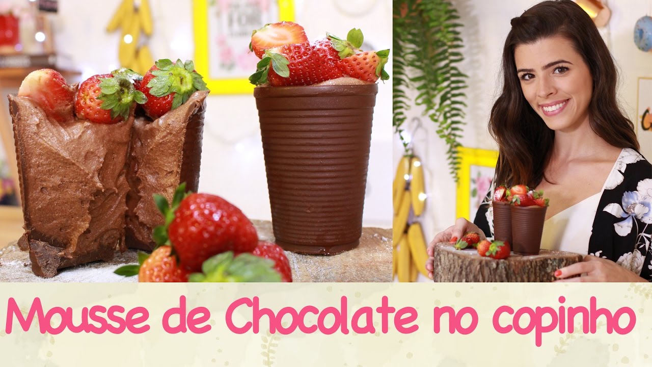 MOUSSE de CHOCOLATE no COPINHO de CHOCOLATE | TPM, pra que te quero?