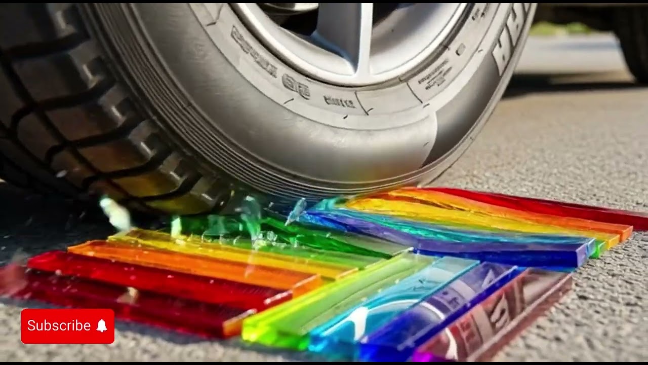 Extreme ASMR Crush 🔥 Car Tire Crushing Compilation
