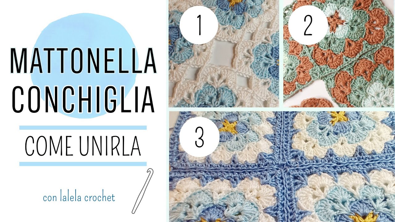 COME UNIRE LA MATTONELLA CONCHIGLIA. 3 IDEE PER TE! 💡