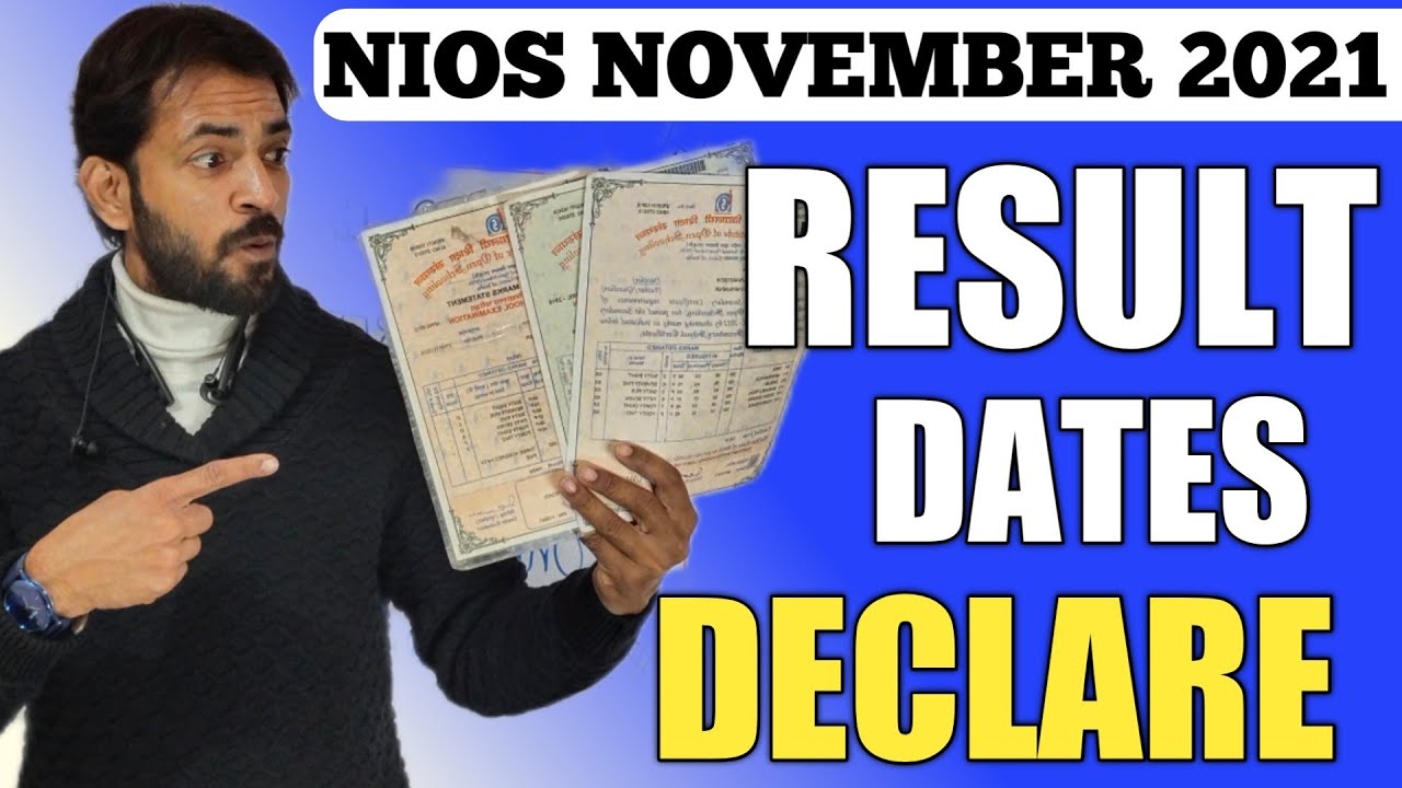 Nios November 2021 Result Dates Declare || Nios 10th Result Excellent || Nios 12th Result Very Good