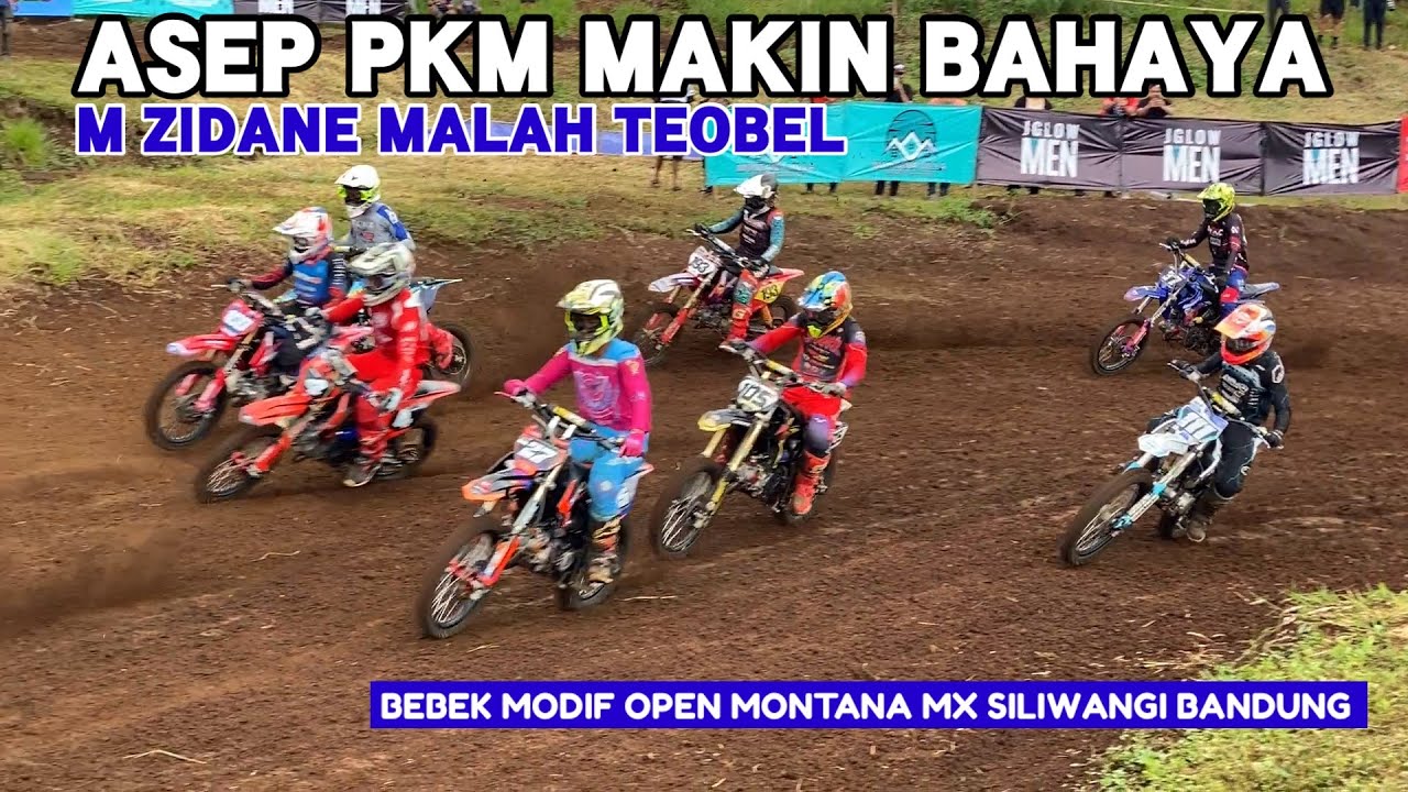 Asep PKM Beri Sinyal Bahaya! M Zidane Kembali Trobel Grasstrack Montana MX Siliwangi Bandung