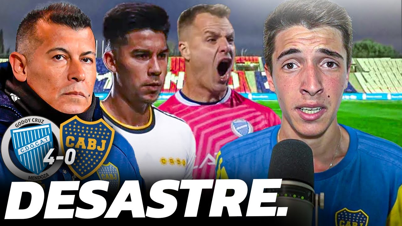TIBIO. Godoy Cruz 4 - Boca 0 - An&aacute;lisis en Caliente - LPF Fecha 21- Toto Bordieri