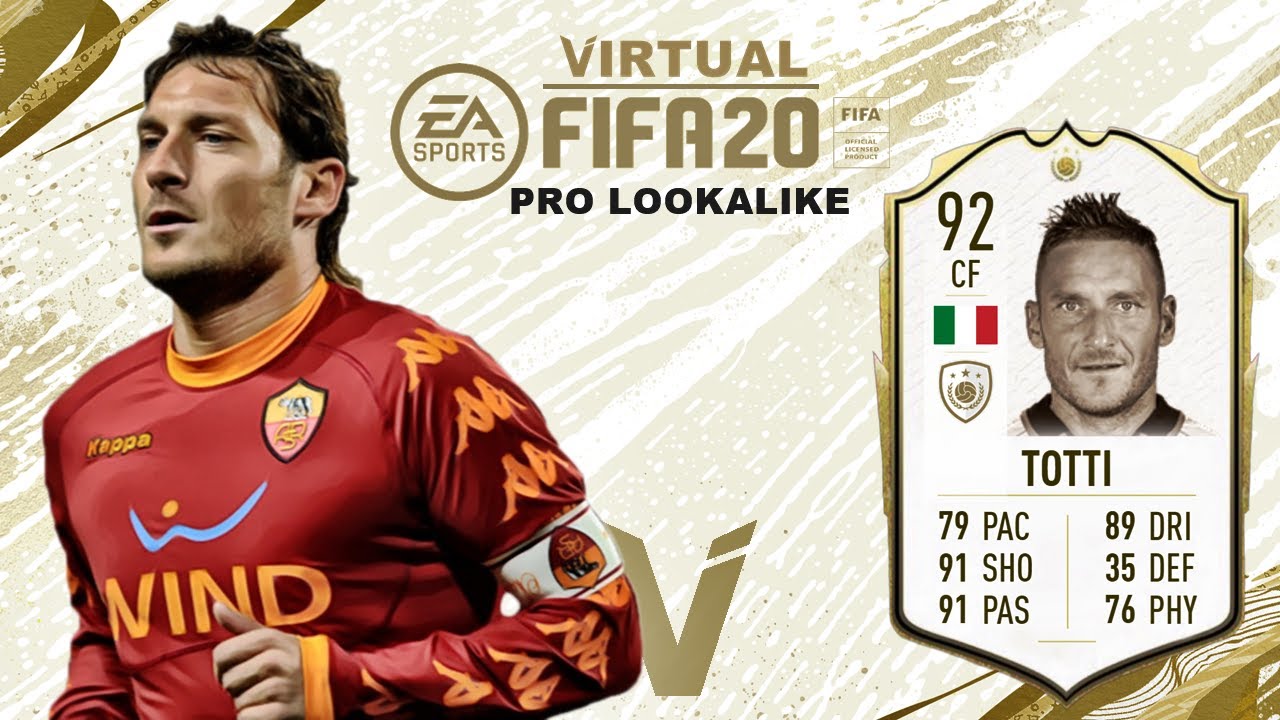 FIFA 20 | Totti | VIRTUAL PRO LOOKALIKE