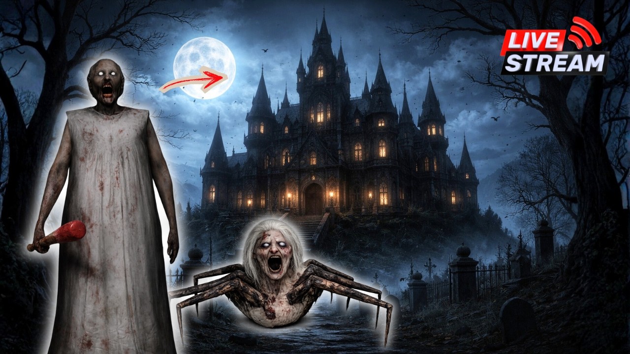 🔴 LIVE GRANNY ESCAPE ☠️ || HARD MODE ESCAPE☠️ 🔥