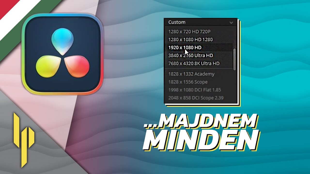 A Projekt Beállításokon múlik MINDEN... | DaVinci Resolve 17 Magyarul