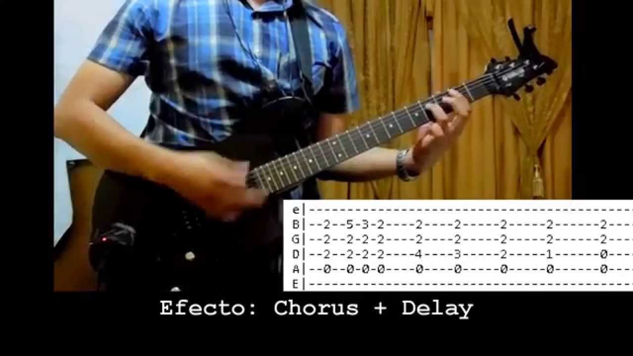 Luna Roja - Soda Stereo en Guitarra (con tablatura)