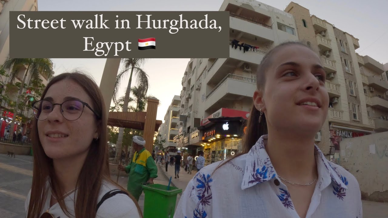 Street walk in Hurghada, Egypt May 2024 🇪🇬