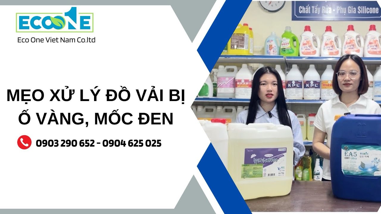 Mẹo xử lý đồ vải bị ố vàng, mốc đen