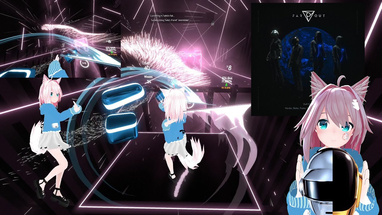 [Beat Saber] Daft Punk - Harder, Better, Faster, Stronger (Far Out Remix)