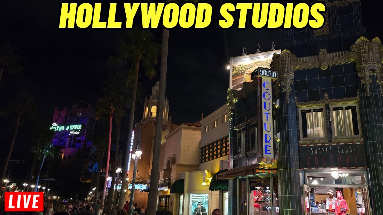 🔴Live: Disney's Hollywood Studios Fantasmic at 8, 9:30pm on Thursdat at Walt Disney World 10/23/2025