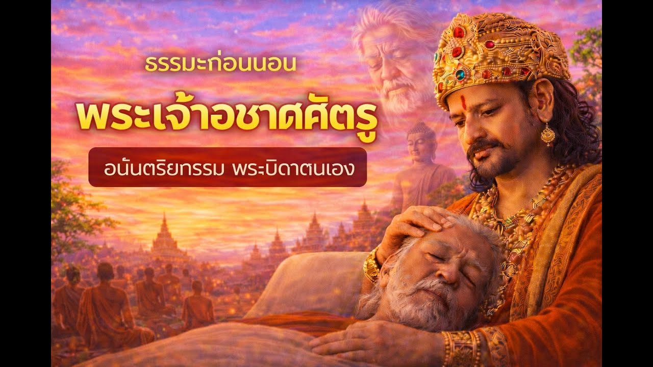 ธรรมะก่อนนอน พระเจ้าอชาตศัตรู อนันตริยกรรม พระบิดาตนเอง