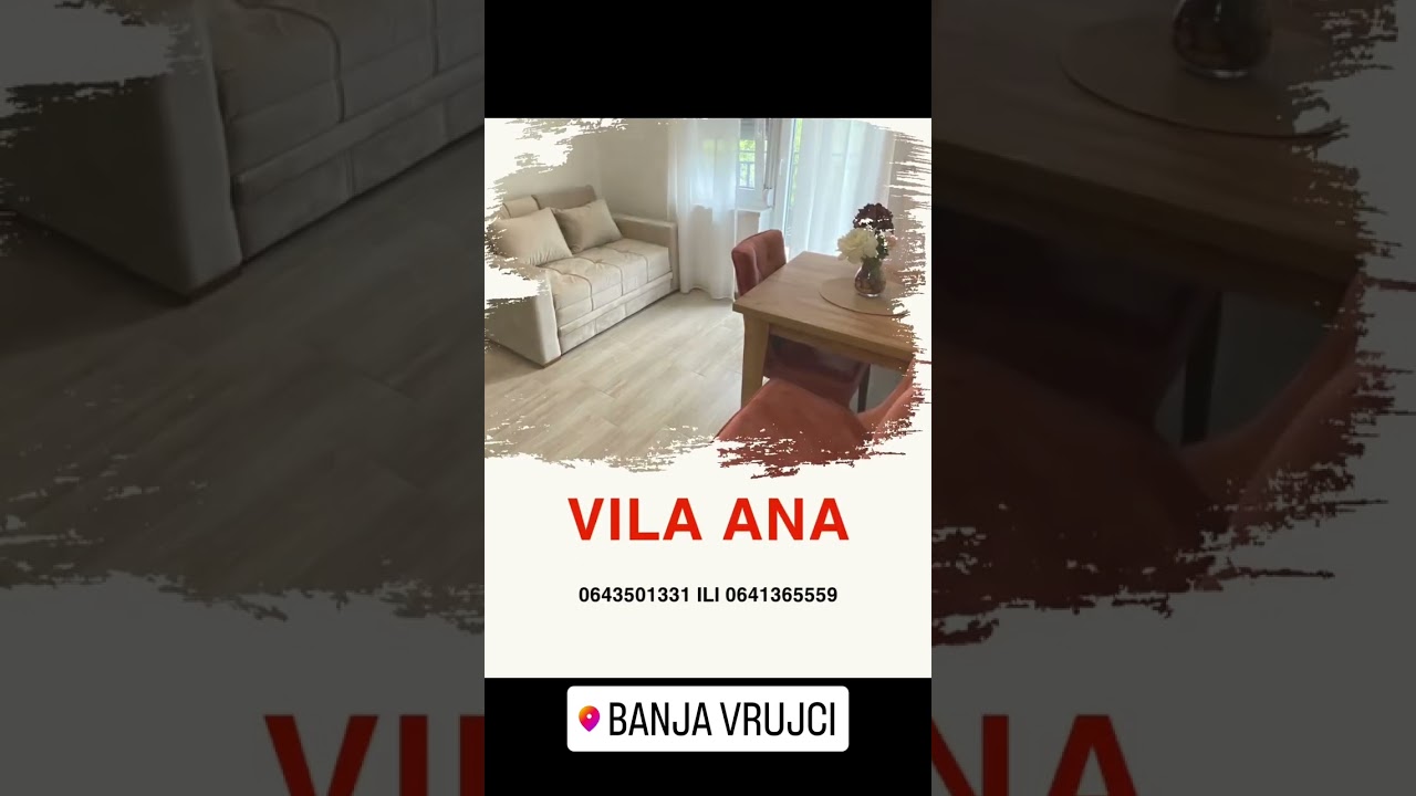 Banja Vrujci Vila Ana 064/3501-331 #banjavrujci #smestaj #apartmani #vrujci #apartments #serbia #spa