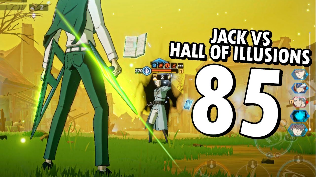 Can Jack Beat Hall Of Illusions Stage 85? (Black Clover Mobile)