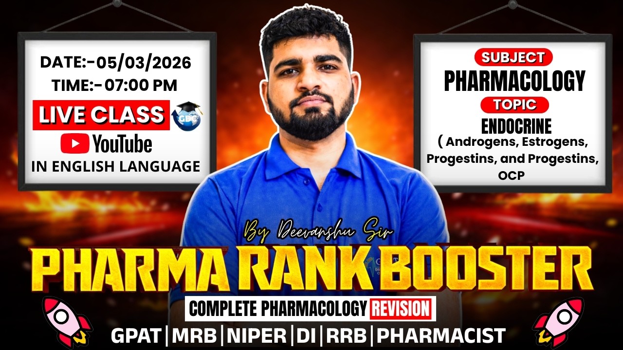 L-30 | Endocrine (Androgens, Estrogens, Progestins) -  Pharmacology | Pharma Rank Booster #endocrine