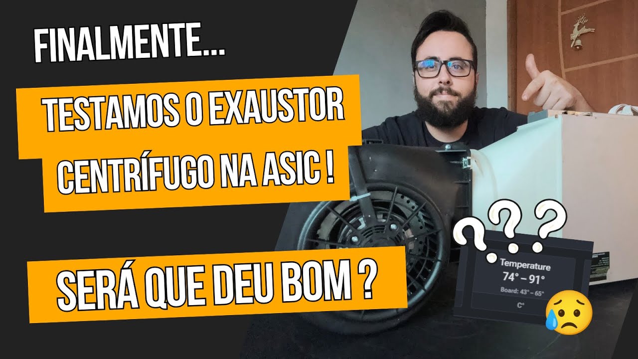 Testamos o Centrífugo na ASIC! Será que funcionou !!??