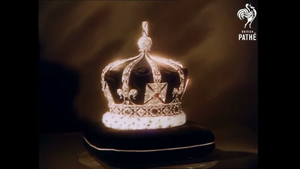 King George and Queen Elizabeth leaving the Abbey after their Crowning (BBC Live Recording)