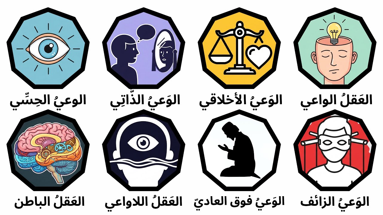 شرح كل أنواع الوعي في 7 دقائق