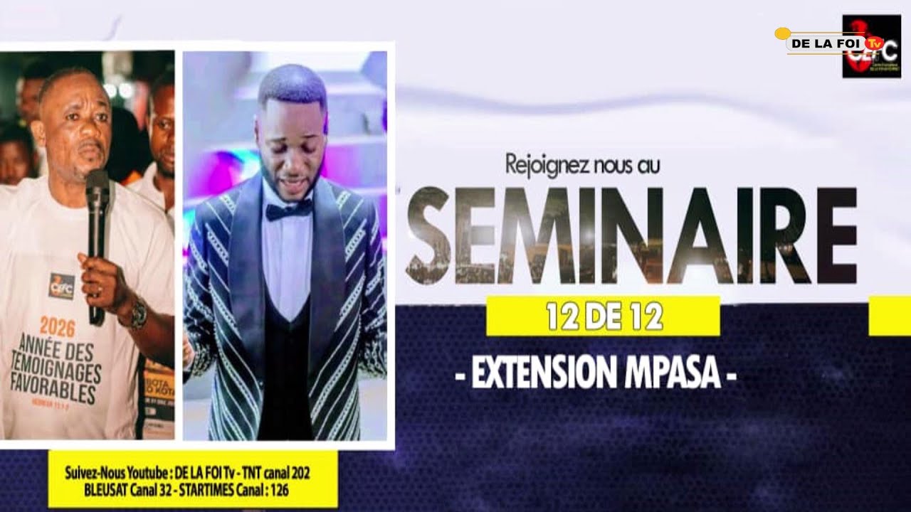 CEFC / MPASA - SEMINAIRE 12 DE 12  DU 20 JANVIER 2026