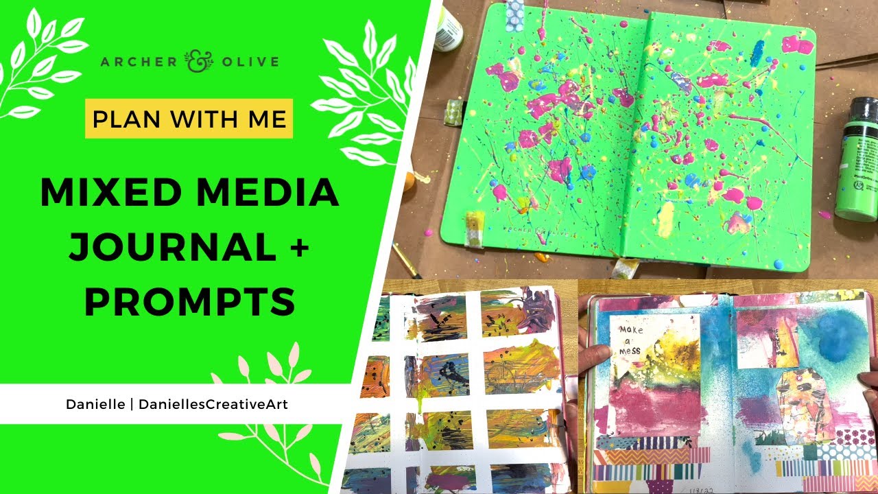 How To Personalize + Use A Mixed Media Journal | Junk Journaling Ideas