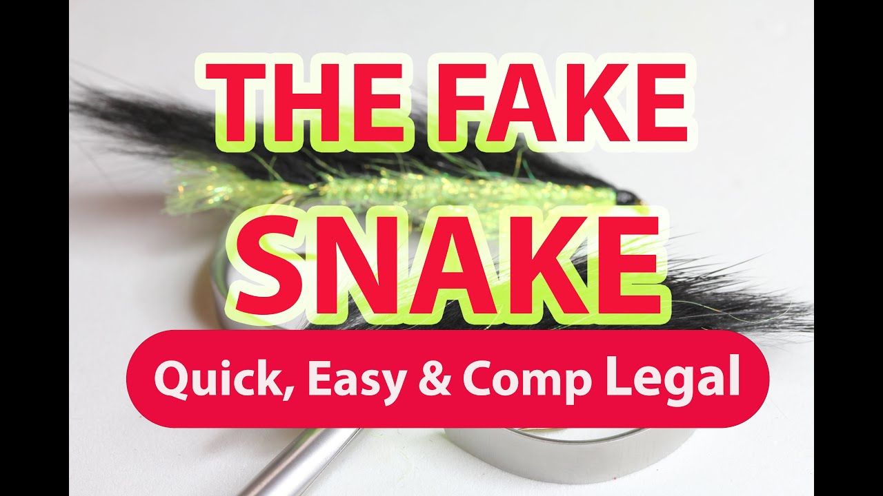 Завязывание мушек для поддельной змеи