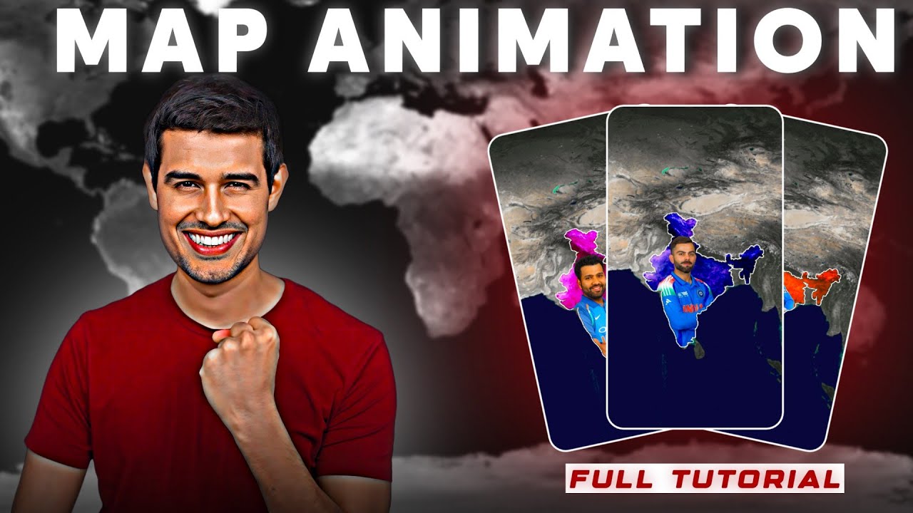 Documenty style map animation tutorial in alight motion | Map Animation | Alight Motion Tutorial 