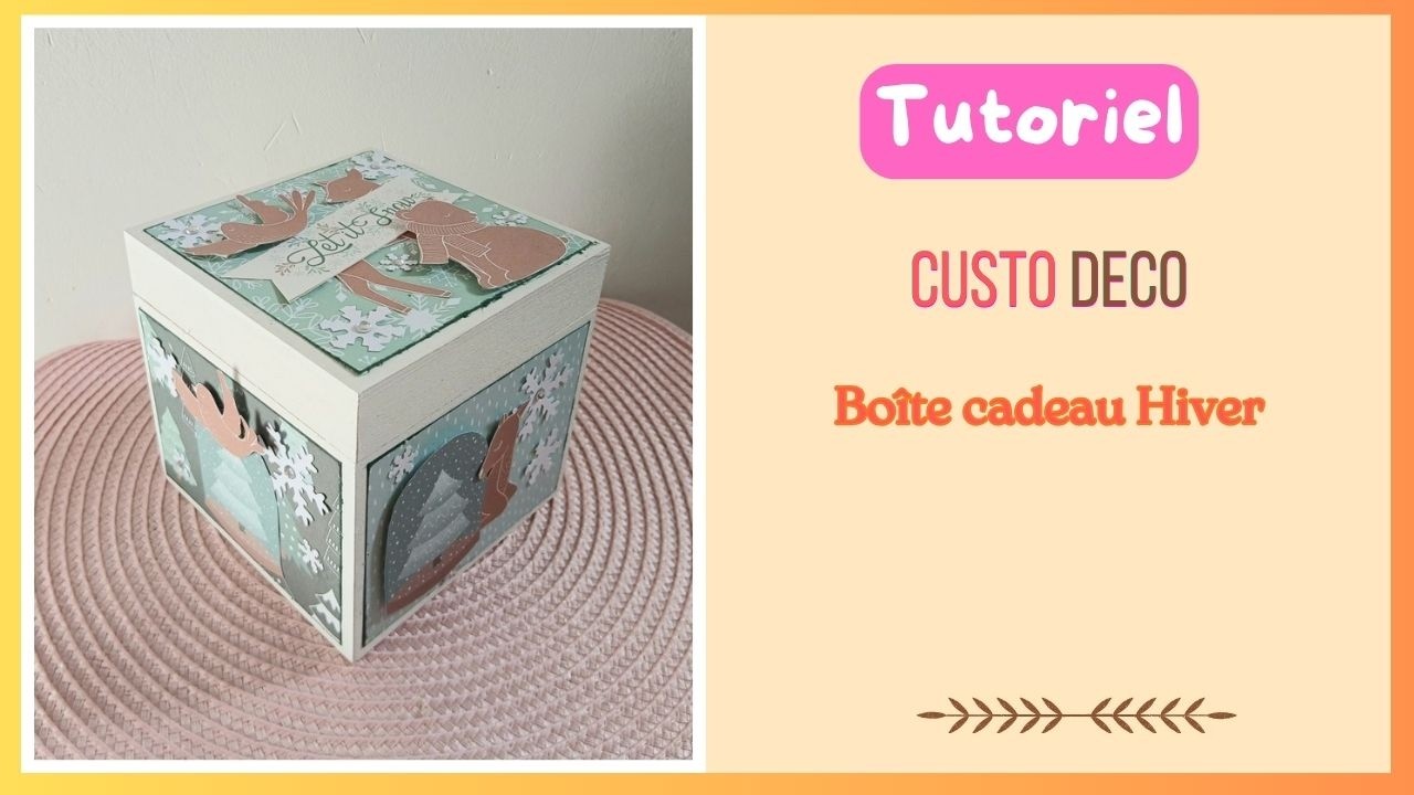 DIY Boite Cadeau Hiver @custodecotutos8698 #diy