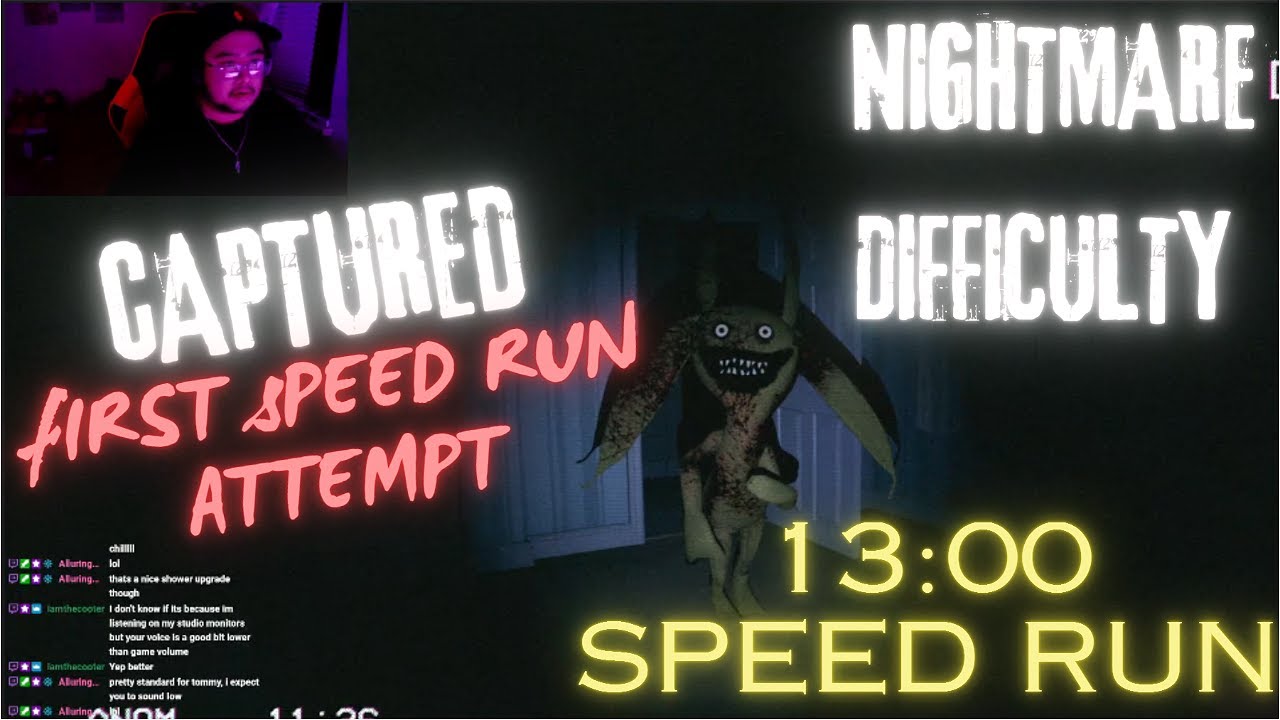 CAPTURED SPEED RUN NIGHTMARE DIFFICULTY | 13 Minutes