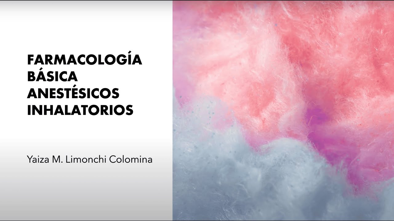 Farmacología básica: anestésicos inhalatorios.