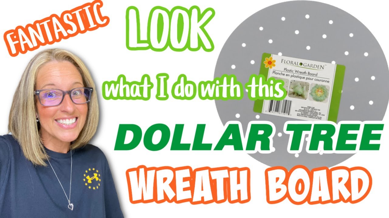 LOOK what I do with this Dollar Tree WREATH BOARD | FANTASTIC
