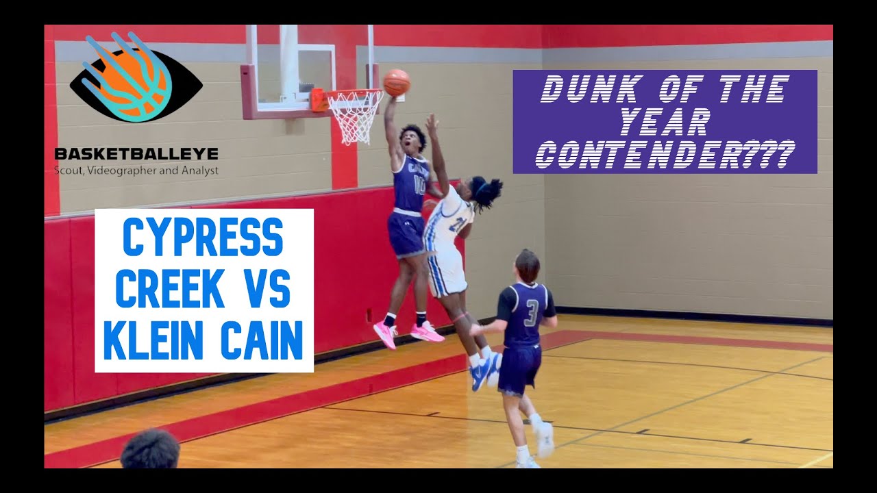 TOUGH GAME WINNER! JOHN CLARK GOES CRAZY! Cypress Creek vs Klein Cain: Cy Hoops Invitational