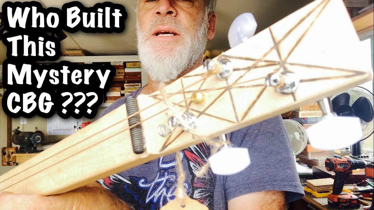 Whoever Built This Mystery Cigar Box Guitar Did a “Great Job!!”😎👍🏽