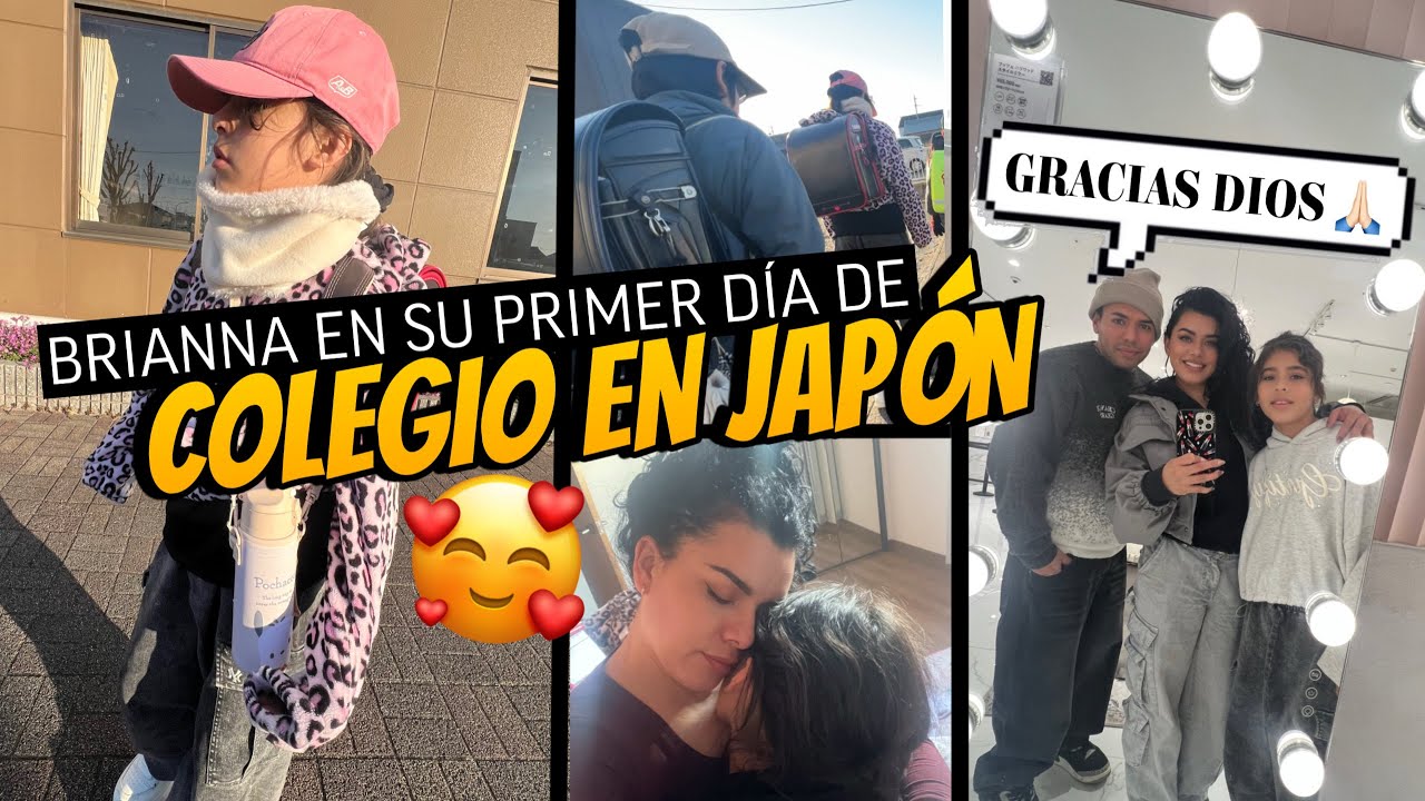 PRIMER día de ESCUELA de BRIANNA en JAPON🇯🇵 Estube muy PREOCUPADA pero…. 