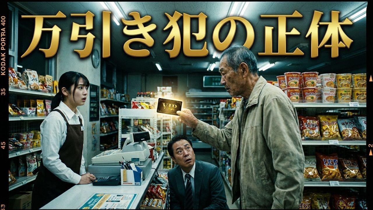 万引き犯と疑われた82歳。正体が判明し全員が青ざめた理由