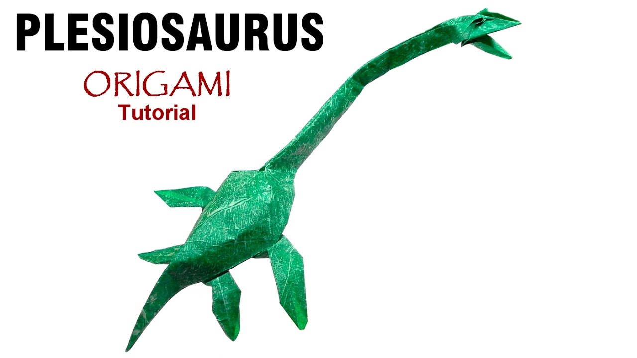 Origami Plesiosaurus (Satoshi Kamiya)