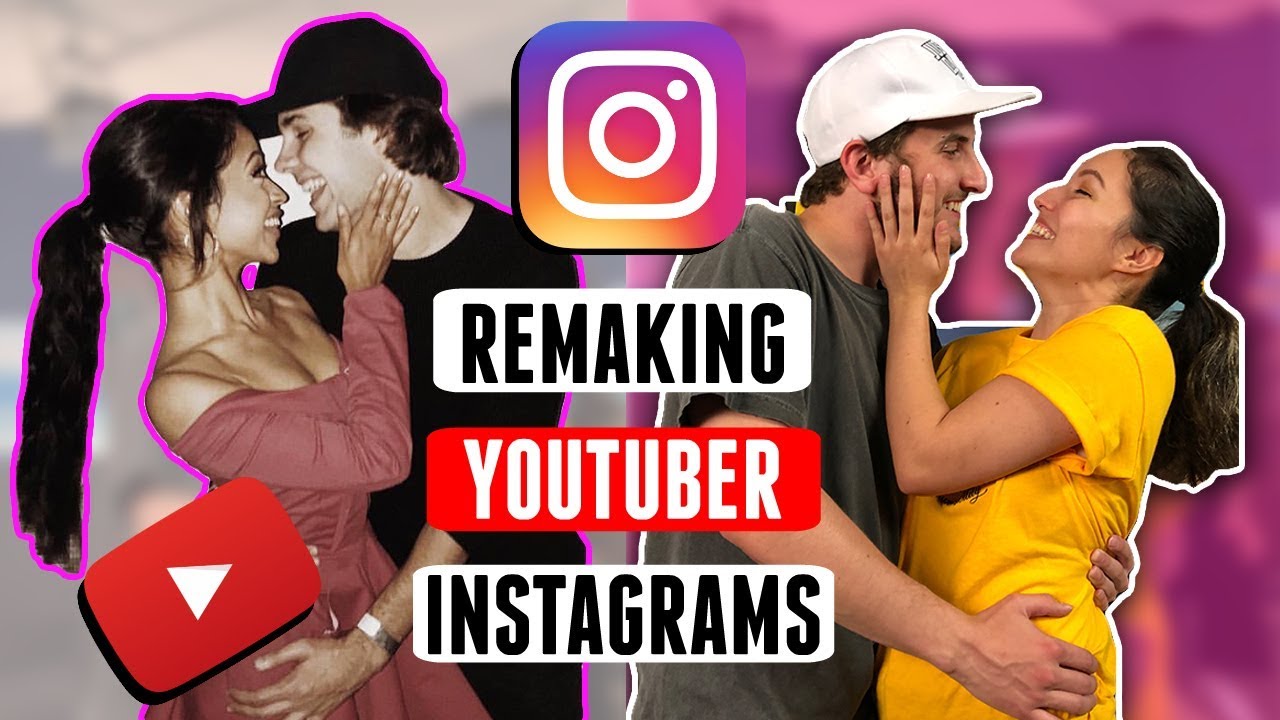 Recreating Famous Youtubers Instagrams FT. REACT CAST