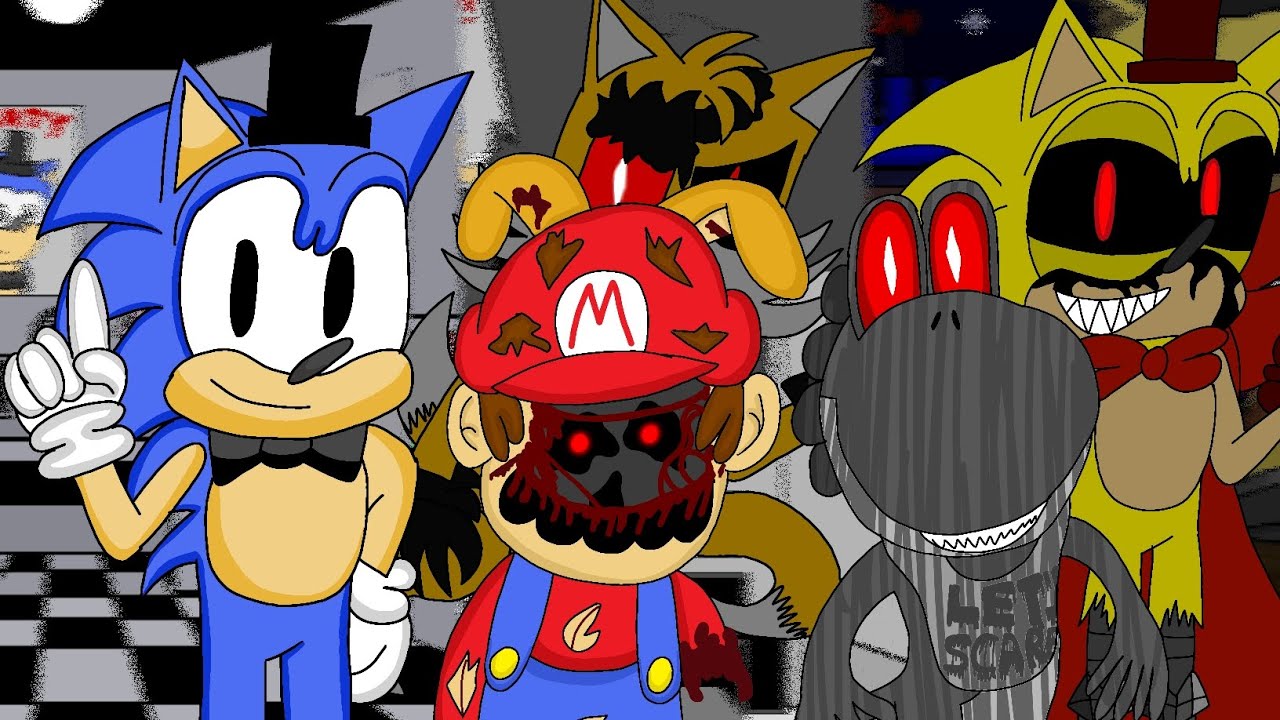 Five Nights at Sonic's (series) (my own artworks)