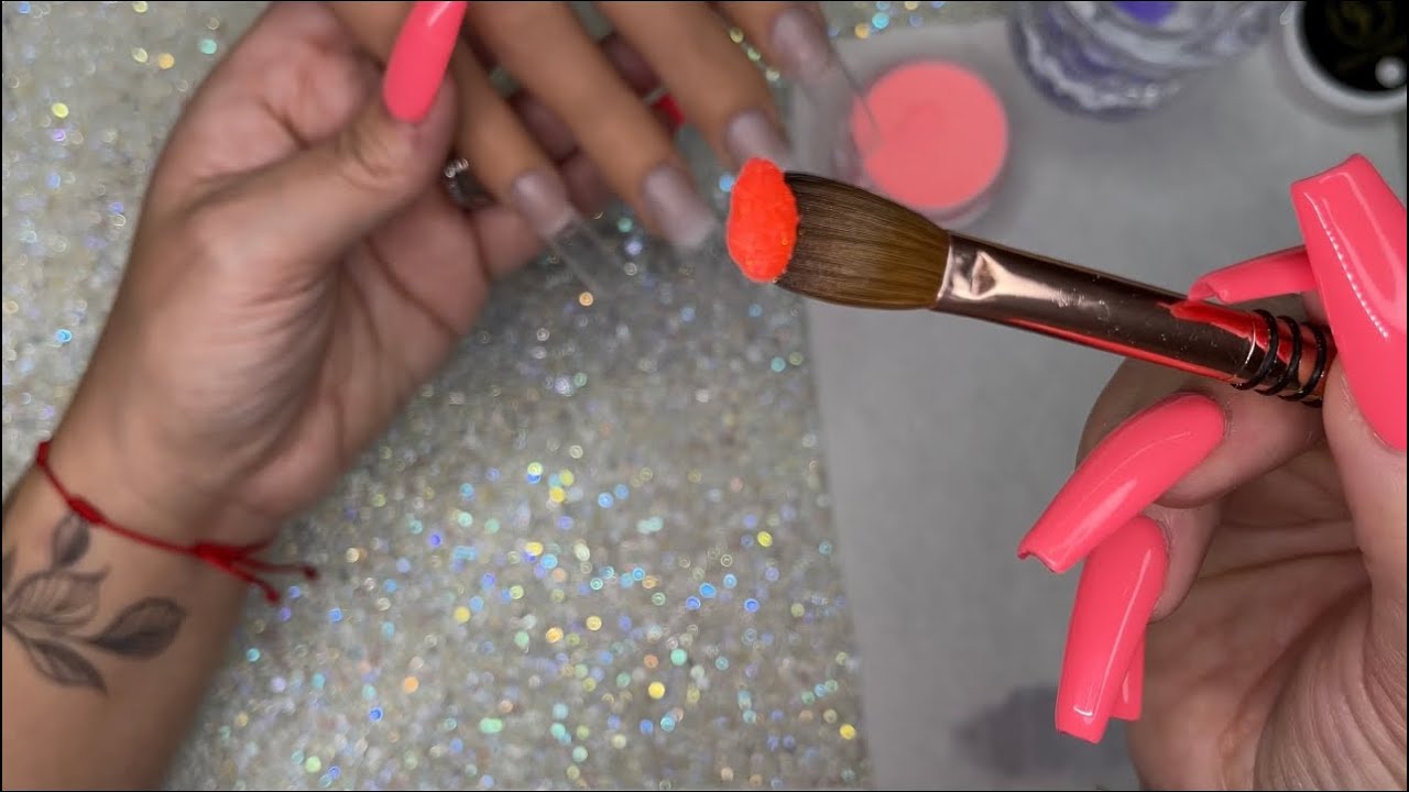 Acrylic Nails | Safari Nail Design | Glow In The Dark Nails