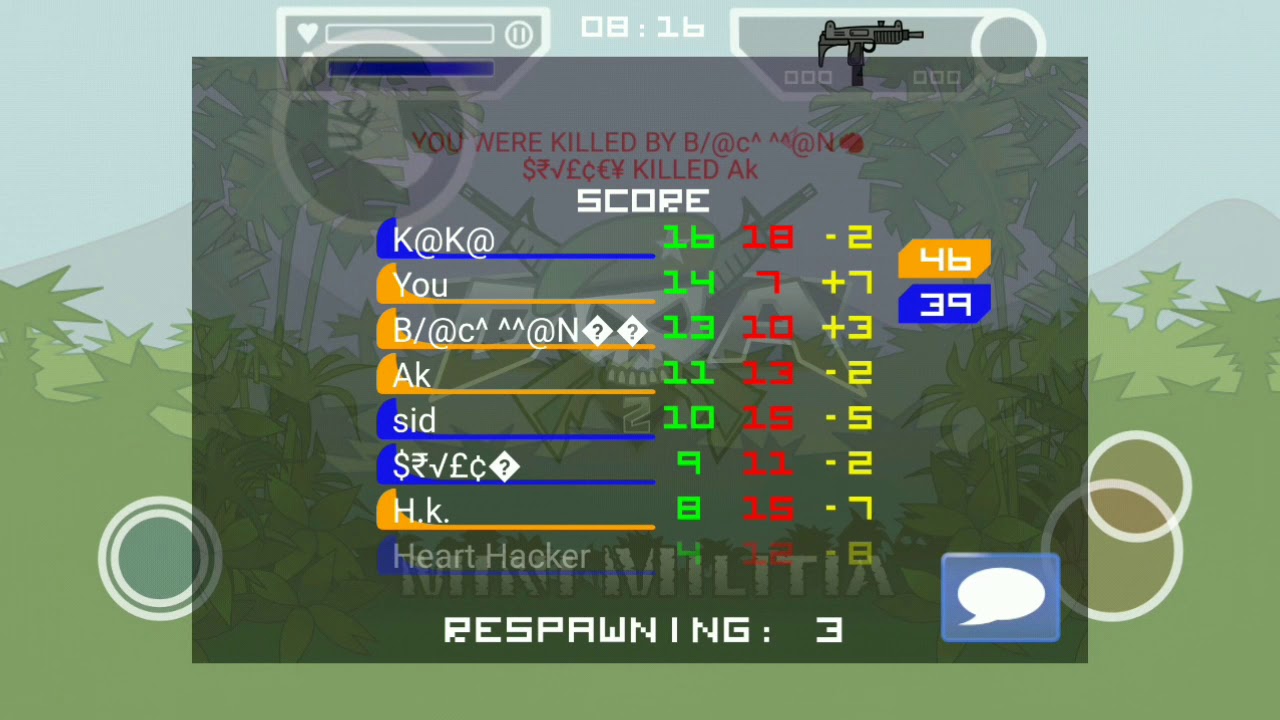 Best Player Team Vs Old Player Team in Cross Fire by AK | Mini Militia