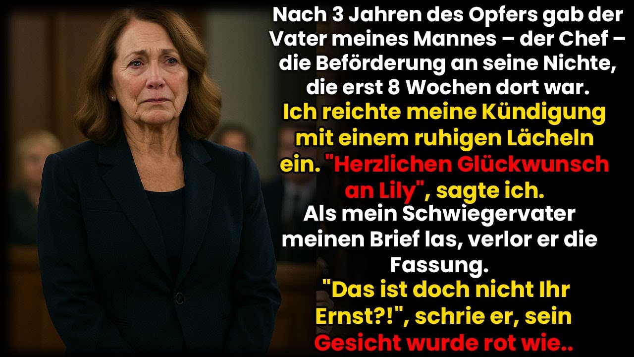 Er lachte, als ich kündigte – bis er meinen Brief las. Danach verging ihm das Lachen