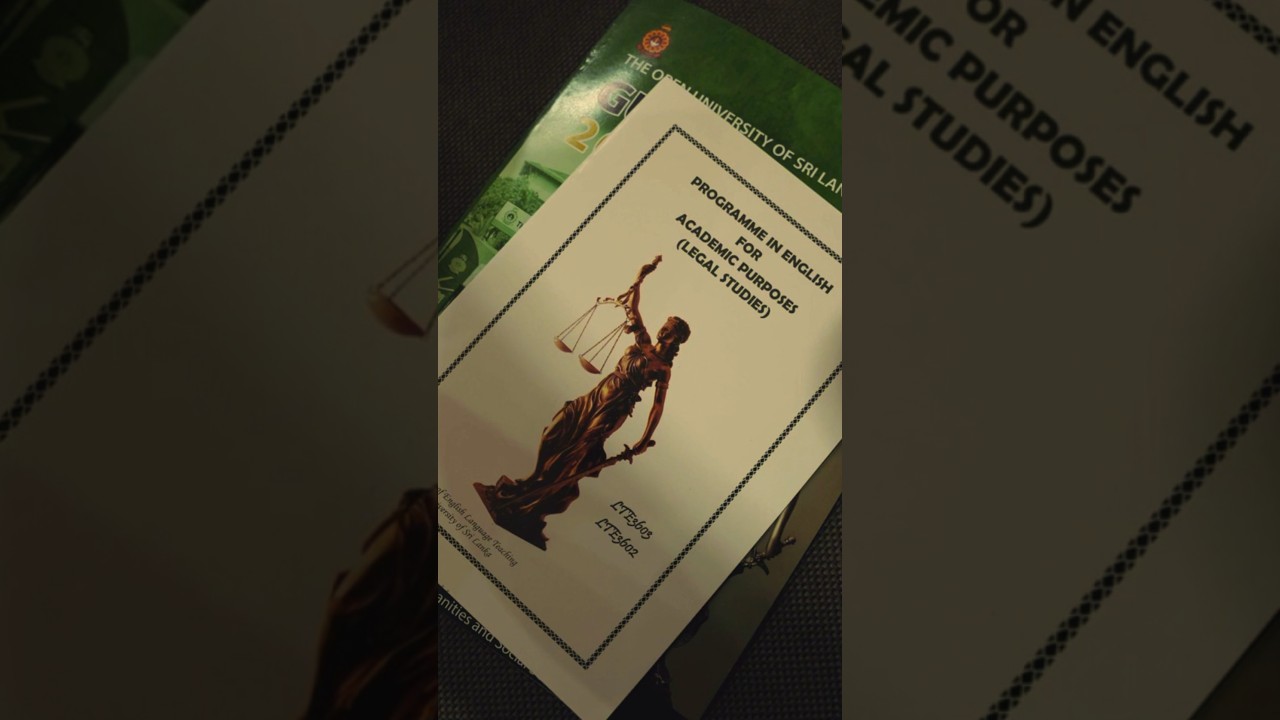 Study Law at Open University Sri Lanka | 