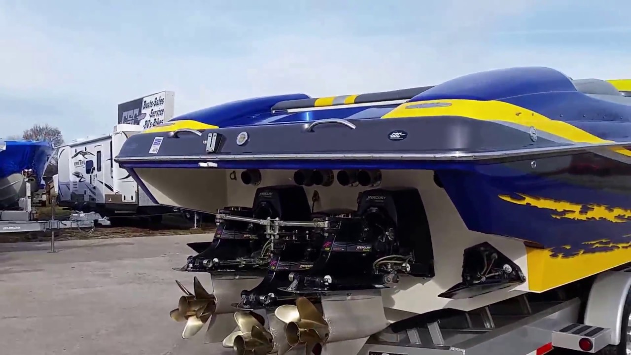 2007 Nortech 43 sold  Super V Triple 525's Walk Around