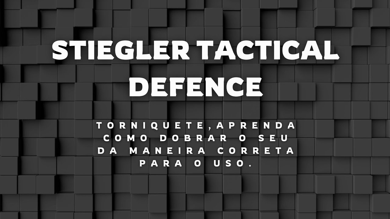 torniquete, aprenda como dobrar o seu da maneira correta para o uso