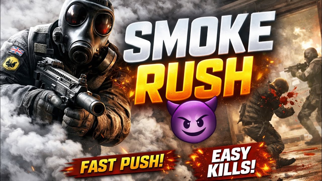 They Didn’t Expect the SMOKE RUSH 😤 | Rainbow Six Siege Fast Kill